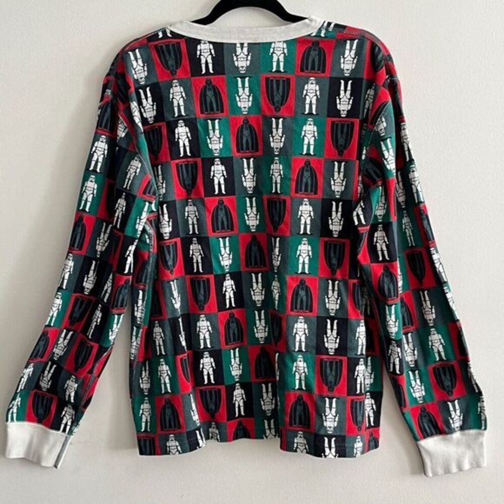 Hanna Anderson x Star Wars‎ Darkside Print Unisex Pajama Top XXL Organic Cotton - Picture 7 of 8